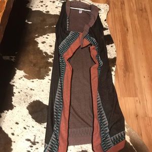 Long Vest boho